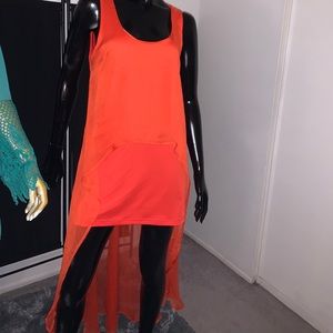 Burnt Orange Dress/Top Large